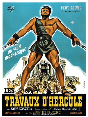 Le fatiche di Ercole - French Movie Poster (thumbnail)