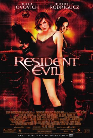 Resident Evil - Video release movie poster (thumbnail)