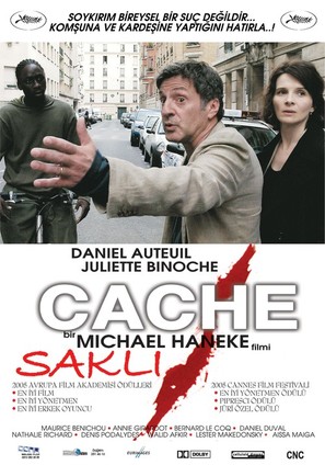 Cach&eacute; - Turkish Movie Poster (thumbnail)