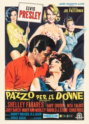 Girl Happy - Italian Movie Poster (thumbnail)