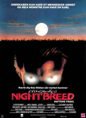Nightbreed - Danish Movie Poster (thumbnail)