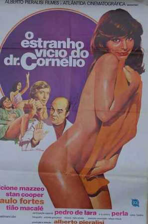 Estranho Vicio do Dr. Corn&eacute;lio, O - Brazilian Movie Poster (thumbnail)