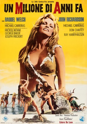 One Million Years B.C. - Italian Movie Poster (thumbnail)