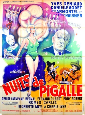 Nuits de Pigalle - French Movie Poster (thumbnail)