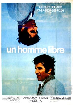 Un homme libre - French Movie Poster (thumbnail)