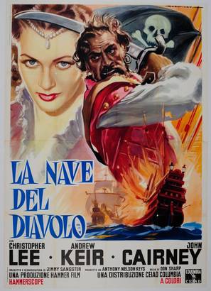 The Devil-Ship Pirates - Italian Movie Poster (thumbnail)
