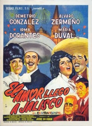 El amor lleg&oacute; a Jalisco - Mexican Movie Poster (thumbnail)