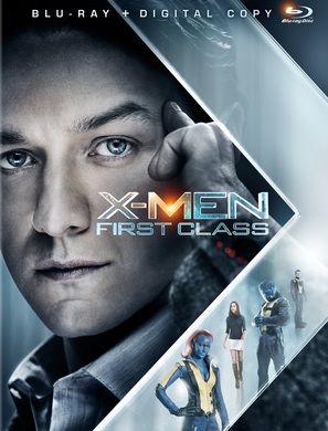 X-Men: First Class - Blu-Ray movie cover (thumbnail)