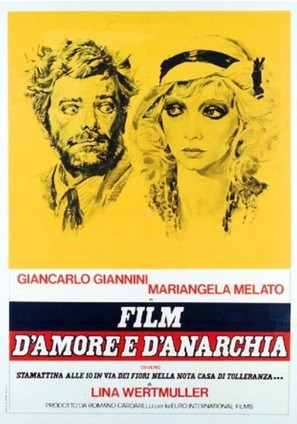 Film d&#039;amore e d&#039;anarchia, ovvero &#039;stamattina alle 10 in via dei Fiori nella nota casa di tolleranza...&#039; - Italian Movie Poster (thumbnail)