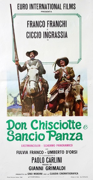 Don Chisciotte e Sancho Panza - Italian Movie Poster (thumbnail)