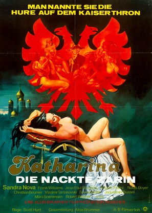 Katharina und ihre wilden Hengste, Teil 1 - Katharina, die nackte Zarin - German Movie Poster (thumbnail)