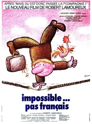 Impossible... pas fran&ccedil;ais - French Movie Poster (thumbnail)