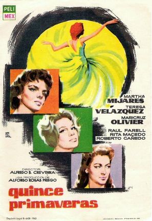 Quincea&ntilde;era - Spanish Movie Poster (thumbnail)