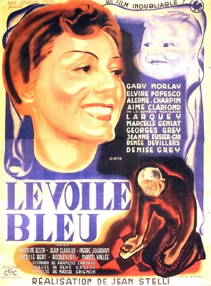 Le voile bleu - French Movie Poster (thumbnail)