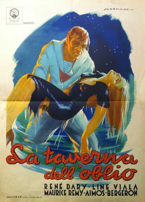 Le café du port Poster