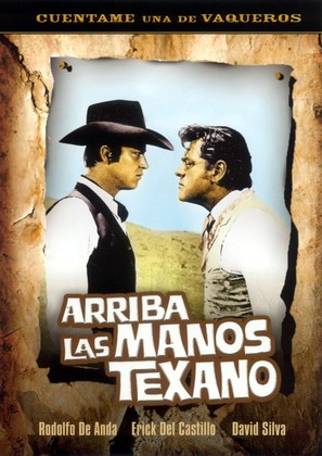 Arriba las manos Texano - Mexican DVD movie cover (thumbnail)