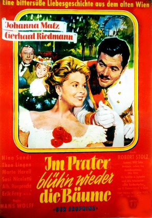 Im Prater bl&uuml;h&#039;n wieder die B&auml;ume - German Movie Poster (thumbnail)
