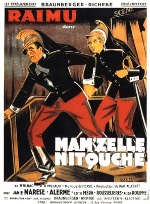 Mam&#039;zelle Nitouche - French Movie Poster (thumbnail)