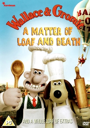 Wallace and Gromit in &#039;A Matter of Loaf and Death&#039; - British DVD movie cover (thumbnail)