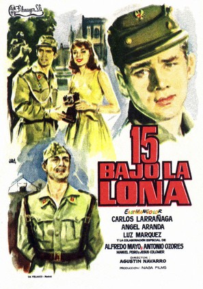 15 bajo la lona - Spanish Movie Poster (thumbnail)