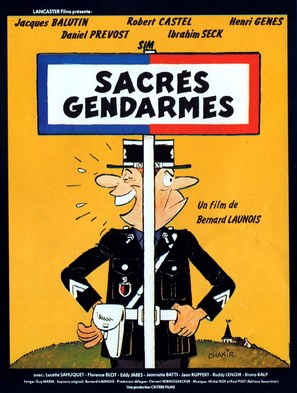 Sacr&eacute;s gendarmes - French Movie Poster (thumbnail)