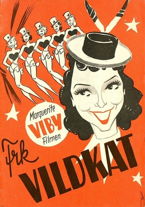 Frk. Vildkat - Danish Movie Poster (thumbnail)