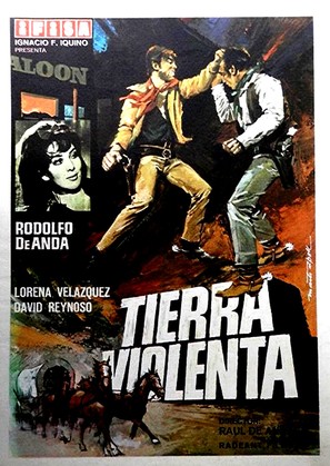 Tierra de violencia - Mexican Movie Poster (thumbnail)