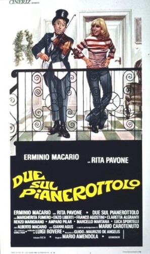 Due sul pianerottolo - Italian Movie Poster (thumbnail)