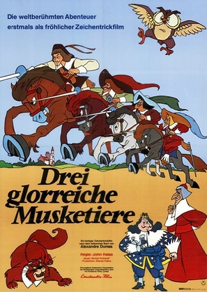 Les trois mousquetaires - German Movie Poster (thumbnail)