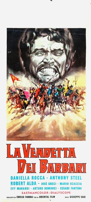 La vendetta dei barbari - Italian Movie Poster (thumbnail)