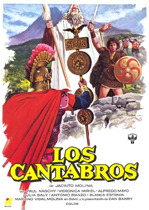 Los c&aacute;ntabros - Spanish Movie Poster (thumbnail)