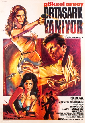 Ortasark yaniyor - Turkish Movie Poster (thumbnail)