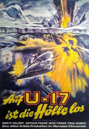 The Atomic Submarine - German Movie Poster (thumbnail)