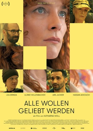 Alle wollen geliebt werden - German Movie Poster (thumbnail)