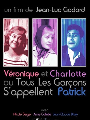 Charlotte et V&eacute;ronique, ou Tous les gar&ccedil;ons s&#039;appellent Patrick - French Movie Poster (thumbnail)