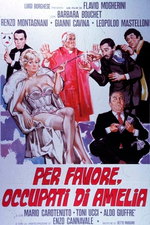 Per favore, occupati di Amelia - Italian Movie Poster (thumbnail)
