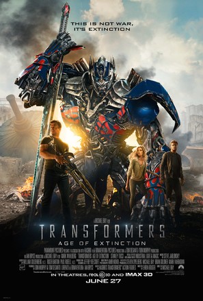 Transformers: Age of Extinction - Theatrical movie poster (thumbnail)