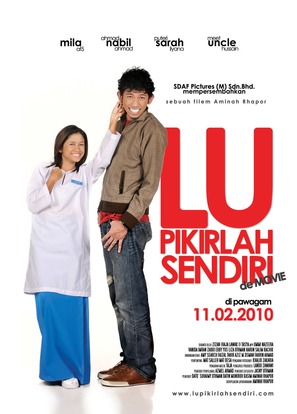 Lu pikirlah sendiri - Malaysian Movie Poster (thumbnail)