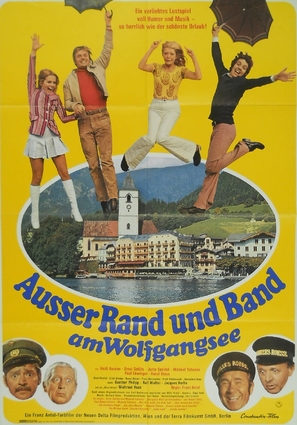 Au&szlig;er Rand und Band am Wolfgangsee - German Movie Poster (thumbnail)