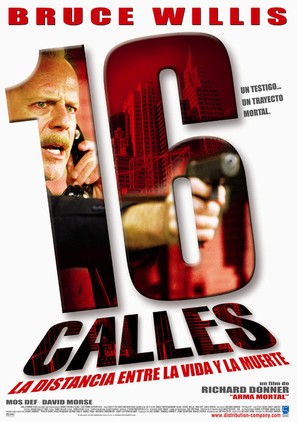 16 Blocks - Argentinian Movie Poster (thumbnail)