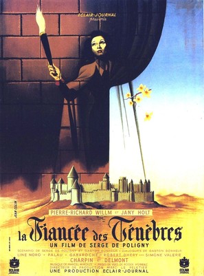 La fianc&eacute;e des t&eacute;n&egrave;bres - French Movie Poster (thumbnail)
