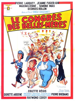 Le congr&egrave;s des belles-m&egrave;res - French Movie Poster (thumbnail)