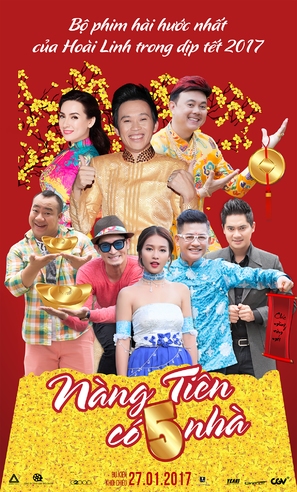 Nang Tien Co 5 Nha - Vietnamese Movie Poster (thumbnail)