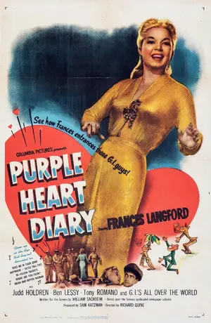 Purple Heart Diary Poster