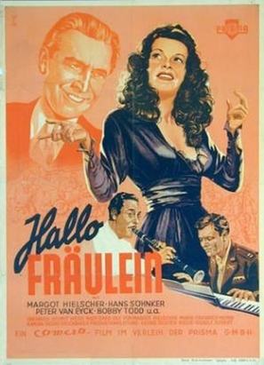 Hallo, Fr&auml;ulein! - German Movie Poster (thumbnail)