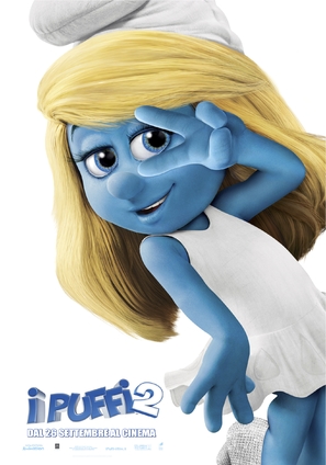 The Smurfs 2 - Italian Movie Poster (thumbnail)