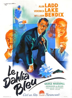 The Blue Dahlia - French Movie Poster (thumbnail)