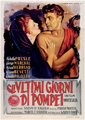 Gli ultimi giorni di Pompei - Italian Movie Poster (thumbnail)