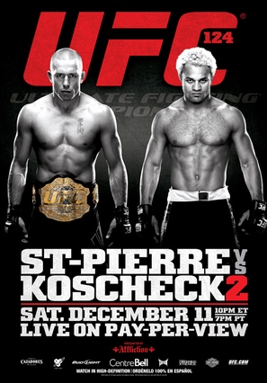 UFC 124: St-Pierre vs. Koscheck 2 - Movie Poster (thumbnail)