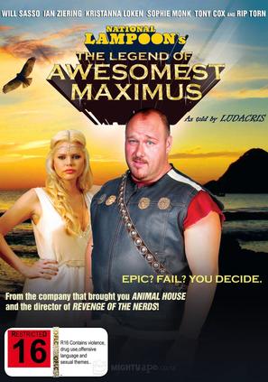 The Legend of Awesomest Maximus - New Zealand DVD movie cover (thumbnail)